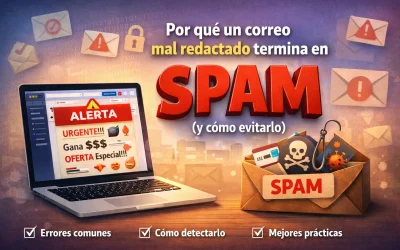 Por qué un correo mal redactado termina en spam (y cómo evitarlo): guía práctica para mejorar tu entregabilidad